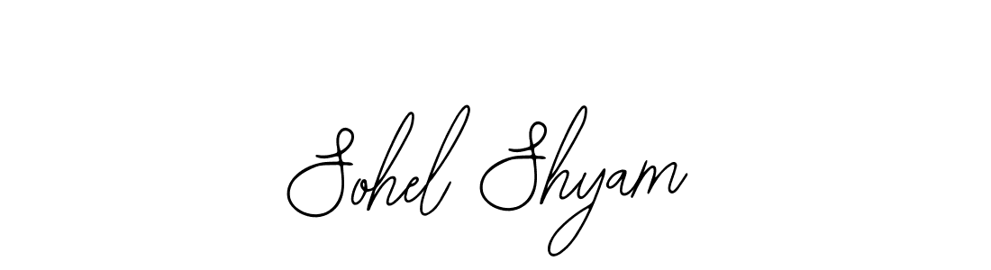 Make a beautiful signature design for name Sohel Shyam. With this signature (Bearetta-2O07w) style, you can create a handwritten signature for free. Sohel Shyam signature style 12 images and pictures png