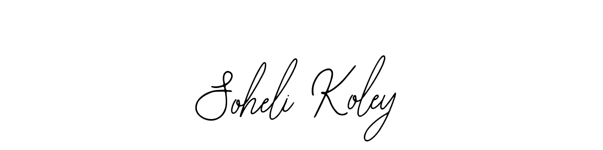 This is the best signature style for the Soheli Koley name. Also you like these signature font (Bearetta-2O07w). Mix name signature. Soheli Koley signature style 12 images and pictures png