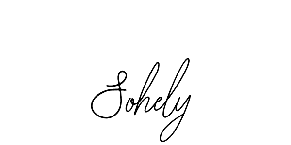 Use a signature maker to create a handwritten signature online. With this signature software, you can design (Bearetta-2O07w) your own signature for name Sohely. Sohely signature style 12 images and pictures png