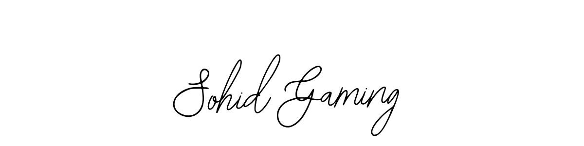 Create a beautiful signature design for name Sohid Gaming. With this signature (Bearetta-2O07w) fonts, you can make a handwritten signature for free. Sohid Gaming signature style 12 images and pictures png