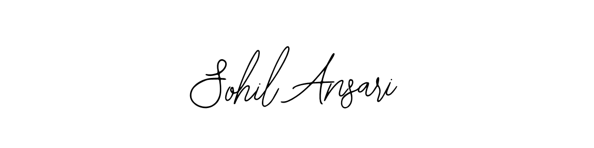 How to Draw Sohil Ansari signature style? Bearetta-2O07w is a latest design signature styles for name Sohil Ansari. Sohil Ansari signature style 12 images and pictures png