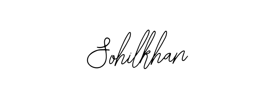 The best way (Bearetta-2O07w) to make a short signature is to pick only two or three words in your name. The name Sohilkhan include a total of six letters. For converting this name. Sohilkhan signature style 12 images and pictures png