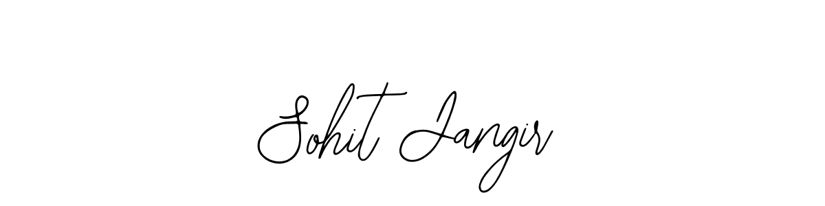 The best way (Bearetta-2O07w) to make a short signature is to pick only two or three words in your name. The name Sohit Jangir include a total of six letters. For converting this name. Sohit Jangir signature style 12 images and pictures png