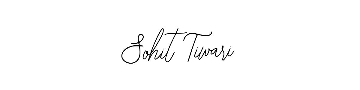 You should practise on your own different ways (Bearetta-2O07w) to write your name (Sohit Tiwari) in signature. don't let someone else do it for you. Sohit Tiwari signature style 12 images and pictures png