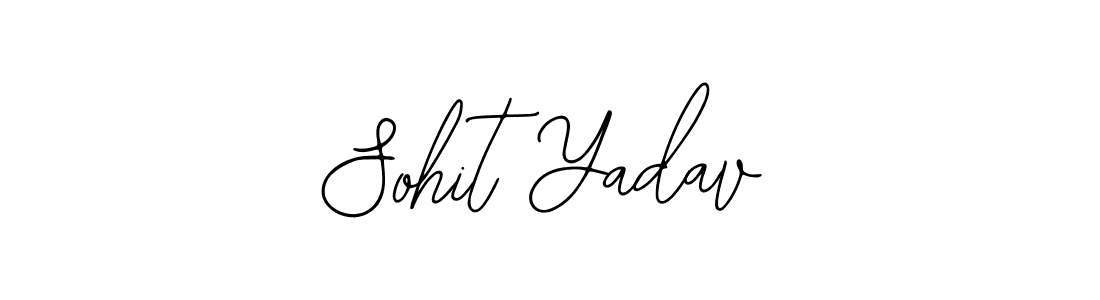 How to make Sohit Yadav signature? Bearetta-2O07w is a professional autograph style. Create handwritten signature for Sohit Yadav name. Sohit Yadav signature style 12 images and pictures png