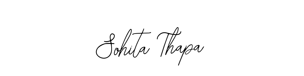 Sohita Thapa stylish signature style. Best Handwritten Sign (Bearetta-2O07w) for my name. Handwritten Signature Collection Ideas for my name Sohita Thapa. Sohita Thapa signature style 12 images and pictures png