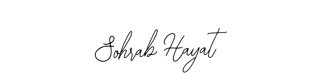 Similarly Bearetta-2O07w is the best handwritten signature design. Signature creator online .You can use it as an online autograph creator for name Sohrab Hayat. Sohrab Hayat signature style 12 images and pictures png