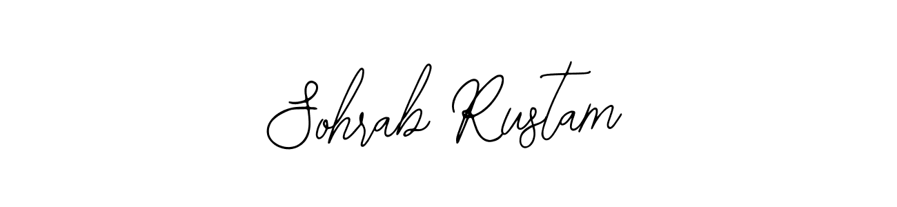 Create a beautiful signature design for name Sohrab Rustam. With this signature (Bearetta-2O07w) fonts, you can make a handwritten signature for free. Sohrab Rustam signature style 12 images and pictures png