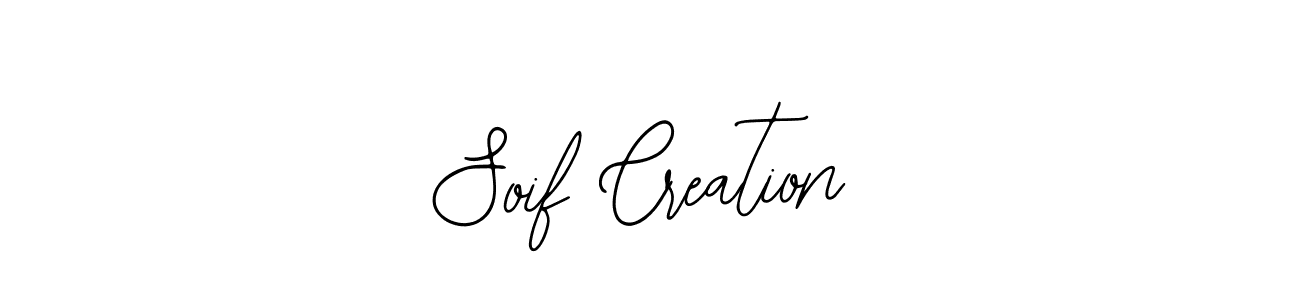 Soif Creation stylish signature style. Best Handwritten Sign (Bearetta-2O07w) for my name. Handwritten Signature Collection Ideas for my name Soif Creation. Soif Creation signature style 12 images and pictures png