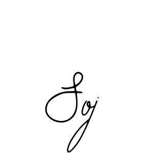 The best way (Bearetta-2O07w) to make a short signature is to pick only two or three words in your name. The name Soj include a total of six letters. For converting this name. Soj signature style 12 images and pictures png