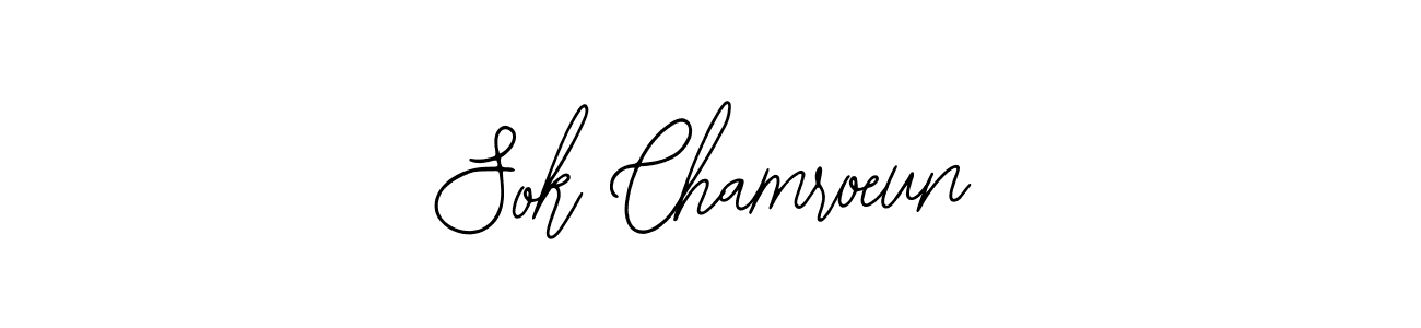 How to make Sok Chamroeun signature? Bearetta-2O07w is a professional autograph style. Create handwritten signature for Sok Chamroeun name. Sok Chamroeun signature style 12 images and pictures png