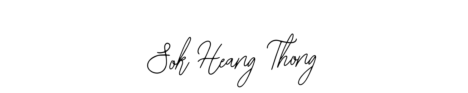 How to make Sok Heang Thong signature? Bearetta-2O07w is a professional autograph style. Create handwritten signature for Sok Heang Thong name. Sok Heang Thong signature style 12 images and pictures png