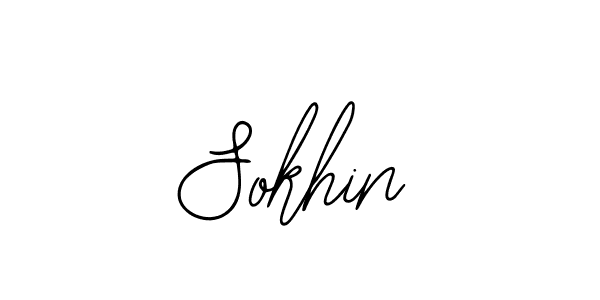 Design your own signature with our free online signature maker. With this signature software, you can create a handwritten (Bearetta-2O07w) signature for name Sokhin. Sokhin signature style 12 images and pictures png
