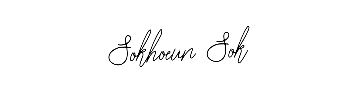 The best way (Bearetta-2O07w) to make a short signature is to pick only two or three words in your name. The name Sokhoeun Sok include a total of six letters. For converting this name. Sokhoeun Sok signature style 12 images and pictures png