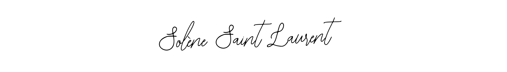 Use a signature maker to create a handwritten signature online. With this signature software, you can design (Bearetta-2O07w) your own signature for name Solène Saint Laurent. Solène Saint Laurent signature style 12 images and pictures png