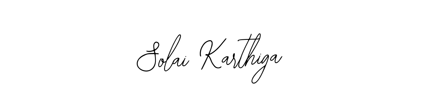 You should practise on your own different ways (Bearetta-2O07w) to write your name (Solai Karthiga) in signature. don't let someone else do it for you. Solai Karthiga signature style 12 images and pictures png