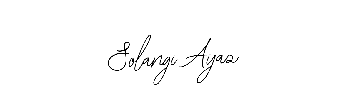 Solangi Ayaz stylish signature style. Best Handwritten Sign (Bearetta-2O07w) for my name. Handwritten Signature Collection Ideas for my name Solangi Ayaz. Solangi Ayaz signature style 12 images and pictures png