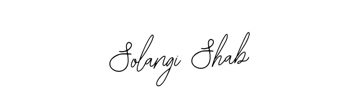Use a signature maker to create a handwritten signature online. With this signature software, you can design (Bearetta-2O07w) your own signature for name Solangi Shab. Solangi Shab signature style 12 images and pictures png