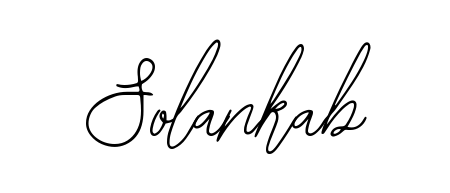 Use a signature maker to create a handwritten signature online. With this signature software, you can design (Bearetta-2O07w) your own signature for name Solankab. Solankab signature style 12 images and pictures png
