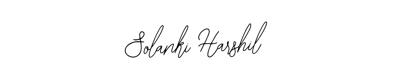 Use a signature maker to create a handwritten signature online. With this signature software, you can design (Bearetta-2O07w) your own signature for name Solanki Harshil. Solanki Harshil signature style 12 images and pictures png