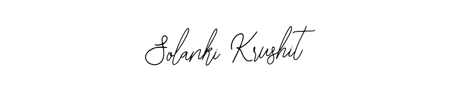 It looks lik you need a new signature style for name Solanki Krushit. Design unique handwritten (Bearetta-2O07w) signature with our free signature maker in just a few clicks. Solanki Krushit signature style 12 images and pictures png