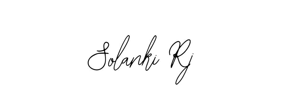 How to make Solanki Rj name signature. Use Bearetta-2O07w style for creating short signs online. This is the latest handwritten sign. Solanki Rj signature style 12 images and pictures png