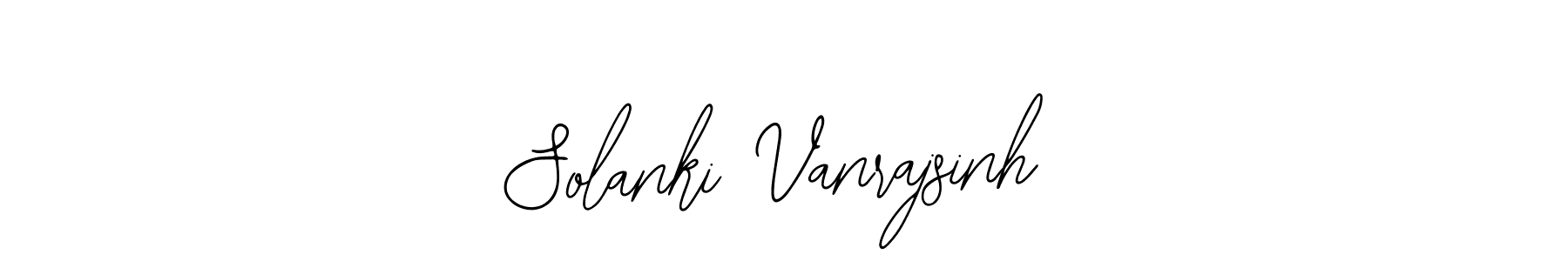 How to make Solanki Vanrajsinh name signature. Use Bearetta-2O07w style for creating short signs online. This is the latest handwritten sign. Solanki Vanrajsinh signature style 12 images and pictures png