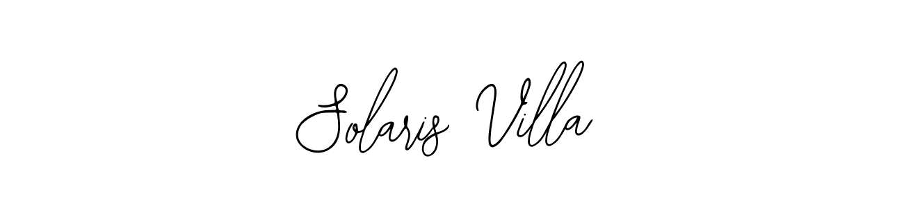 Make a beautiful signature design for name Solaris Villa. With this signature (Bearetta-2O07w) style, you can create a handwritten signature for free. Solaris Villa signature style 12 images and pictures png