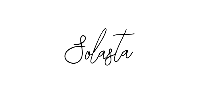 Design your own signature with our free online signature maker. With this signature software, you can create a handwritten (Bearetta-2O07w) signature for name Solasta. Solasta signature style 12 images and pictures png