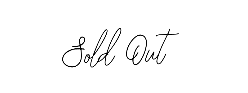 How to make Sold Out signature? Bearetta-2O07w is a professional autograph style. Create handwritten signature for Sold Out name. Sold Out signature style 12 images and pictures png