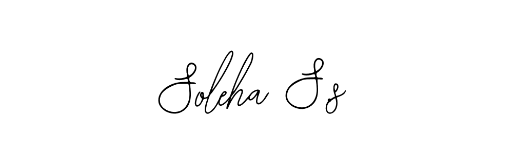 It looks lik you need a new signature style for name Soleha S.s. Design unique handwritten (Bearetta-2O07w) signature with our free signature maker in just a few clicks. Soleha S.s signature style 12 images and pictures png