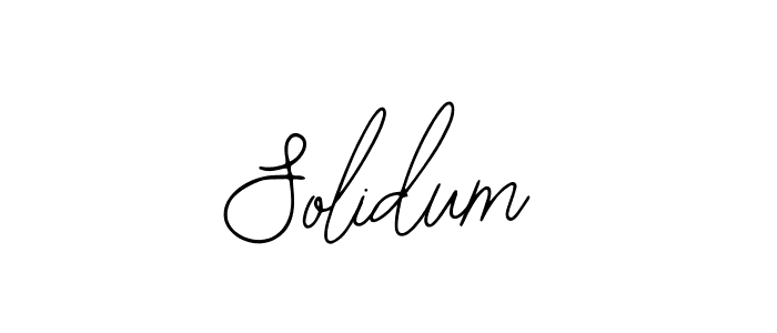 Design your own signature with our free online signature maker. With this signature software, you can create a handwritten (Bearetta-2O07w) signature for name Solidum. Solidum signature style 12 images and pictures png