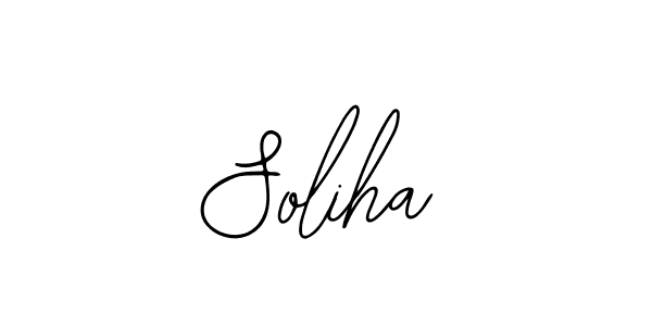 Create a beautiful signature design for name Soliha. With this signature (Bearetta-2O07w) fonts, you can make a handwritten signature for free. Soliha signature style 12 images and pictures png