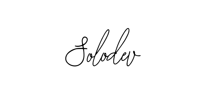 How to make Solodev signature? Bearetta-2O07w is a professional autograph style. Create handwritten signature for Solodev name. Solodev signature style 12 images and pictures png