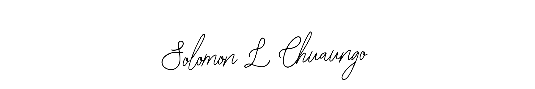 Make a beautiful signature design for name Solomon L Chuaungo. Use this online signature maker to create a handwritten signature for free. Solomon L Chuaungo signature style 12 images and pictures png