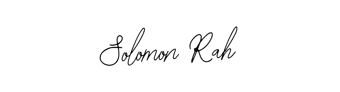 Also we have Solomon Rah name is the best signature style. Create professional handwritten signature collection using Bearetta-2O07w autograph style. Solomon Rah signature style 12 images and pictures png