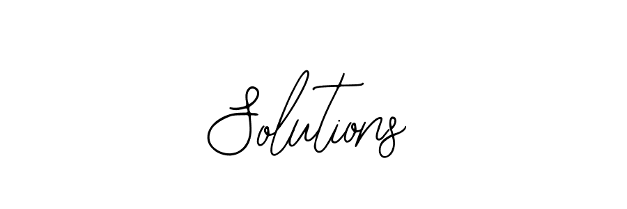 Also You can easily find your signature by using the search form. We will create Solutions name handwritten signature images for you free of cost using Bearetta-2O07w sign style. Solutions signature style 12 images and pictures png