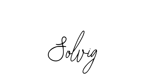 Use a signature maker to create a handwritten signature online. With this signature software, you can design (Bearetta-2O07w) your own signature for name Solvig. Solvig signature style 12 images and pictures png