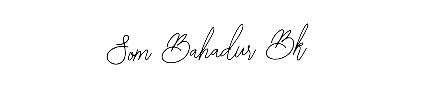 Design your own signature with our free online signature maker. With this signature software, you can create a handwritten (Bearetta-2O07w) signature for name Som Bahadur Bk. Som Bahadur Bk signature style 12 images and pictures png