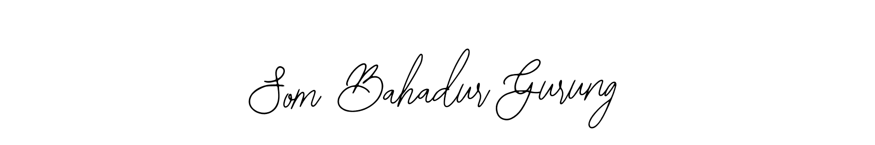 How to Draw Som Bahadur Gurung signature style? Bearetta-2O07w is a latest design signature styles for name Som Bahadur Gurung. Som Bahadur Gurung signature style 12 images and pictures png