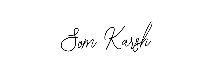 Create a beautiful signature design for name Som Karsh. With this signature (Bearetta-2O07w) fonts, you can make a handwritten signature for free. Som Karsh signature style 12 images and pictures png