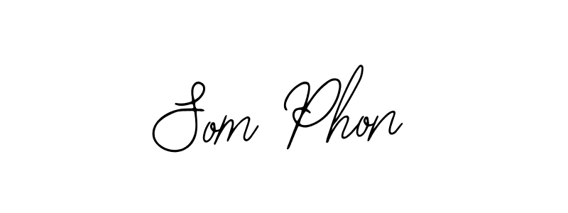 Also You can easily find your signature by using the search form. We will create Som Phon name handwritten signature images for you free of cost using Bearetta-2O07w sign style. Som Phon signature style 12 images and pictures png