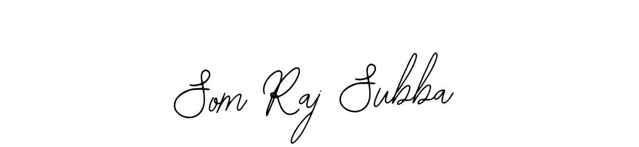 Also we have Som Raj Subba name is the best signature style. Create professional handwritten signature collection using Bearetta-2O07w autograph style. Som Raj Subba signature style 12 images and pictures png