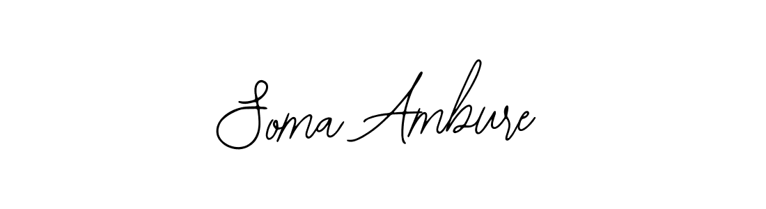 Create a beautiful signature design for name Soma Ambure. With this signature (Bearetta-2O07w) fonts, you can make a handwritten signature for free. Soma Ambure signature style 12 images and pictures png