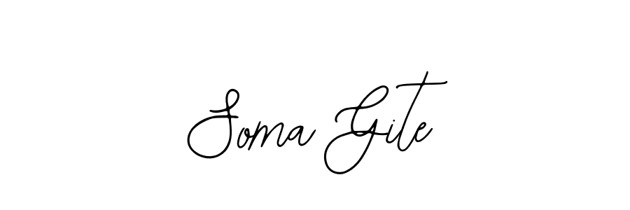 Also we have Soma Gite name is the best signature style. Create professional handwritten signature collection using Bearetta-2O07w autograph style. Soma Gite signature style 12 images and pictures png