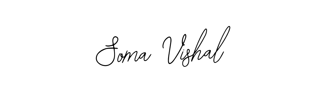 Bearetta-2O07w is a professional signature style that is perfect for those who want to add a touch of class to their signature. It is also a great choice for those who want to make their signature more unique. Get Soma Vishal name to fancy signature for free. Soma Vishal signature style 12 images and pictures png