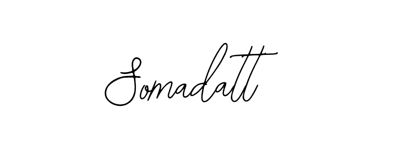 Also You can easily find your signature by using the search form. We will create Somadatt name handwritten signature images for you free of cost using Bearetta-2O07w sign style. Somadatt signature style 12 images and pictures png