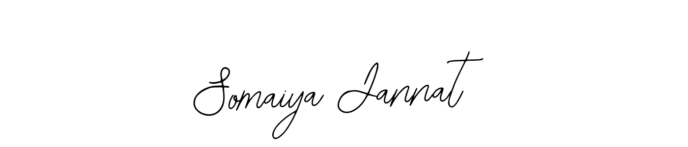 Similarly Bearetta-2O07w is the best handwritten signature design. Signature creator online .You can use it as an online autograph creator for name Somaiya Jannat. Somaiya Jannat signature style 12 images and pictures png