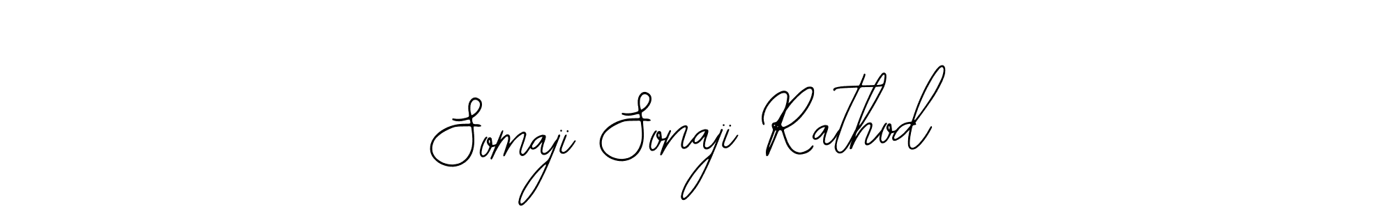 Similarly Bearetta-2O07w is the best handwritten signature design. Signature creator online .You can use it as an online autograph creator for name Somaji Sonaji Rathod. Somaji Sonaji Rathod signature style 12 images and pictures png