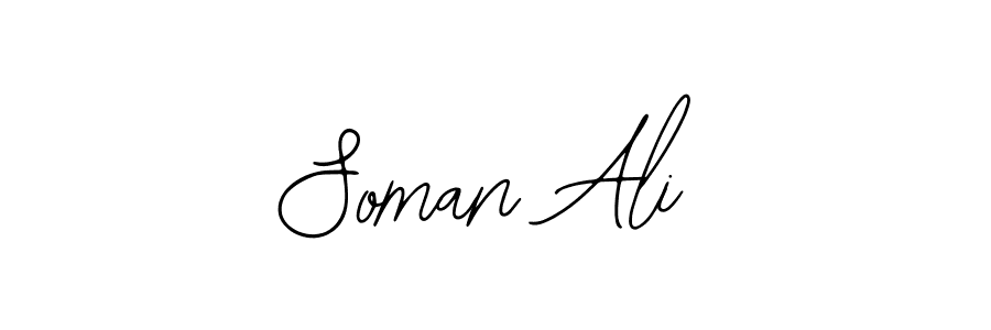 Soman Ali stylish signature style. Best Handwritten Sign (Bearetta-2O07w) for my name. Handwritten Signature Collection Ideas for my name Soman Ali. Soman Ali signature style 12 images and pictures png